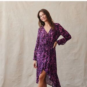 Bella Dahl Floral Midi Dress size M